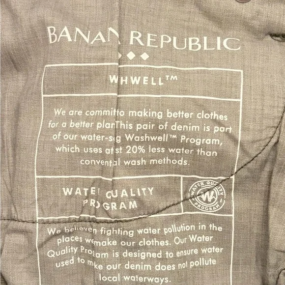 Banana Republic Olive Green Denim Skirt - Picture 4 of 5